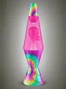 14.5" LAVA LAMP PINK TIE DYE