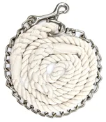 Handmade Cotton Dog Leash with Chain