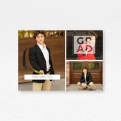 7x5 Double Sided Flat Card - GRAD