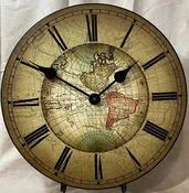 17th Century Map Clock