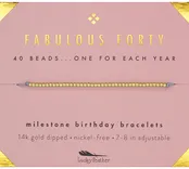 40th Milestone Birthday Bracelet
