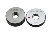 1/2-20 UNF Go No-Go Thread Ring Gage 2pcs Set
