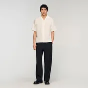Cotton and linen shirt
