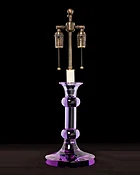 Alexandrite Crystal Mauve Colored Art Moderne Style "Soliste" Ca