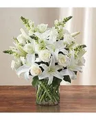 White Square Vase