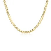 15" Choker Classic Gold 5mm Bead