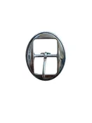 04392 Smooth and Grooved Oval Center Bar Buckles