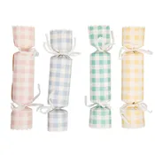 Pastel Gingham Party Crackers (12ct)