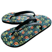 Flip Flop Sandals - Folk Art