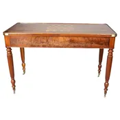 Charles X Mahogany and Rosewood Games Table