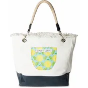 A-Peel-ing- White 18" x 15" x 6.75" Large Canvas Tote Bag