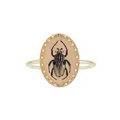 Anzu - Victoria Ring - Gold Vermeil - Goliathus Beetle