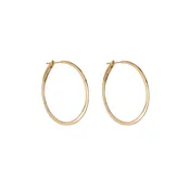 1 1/4” Gold Skinny Hoop Earrings