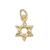 24K Gold Filled Edged Star of David Charm