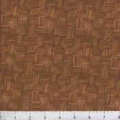 Brown Wicker 45" Wide Cotton Fabric (1 6/8 yard pack)