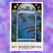 1988 Art Reach Commemorative Poster — Art Reach of Mid Michigan