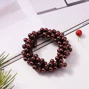 2-in-1 Pearl Hair Band & Bracelet_CWAHA07284: WHITE2 / (OS) 5