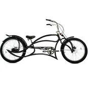 Tracer 26" Leopard Pro 3-Speed Vintage Stretch Beach Cruiser Bike