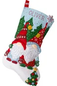 Chillin' with my Gnomie Bucilla Felt Stocking Kit