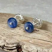 Blue Kyanite Stud Earrings