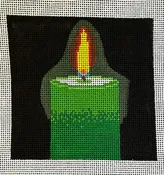 FD393 Glowing Green Candle