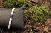 Bone and Lapis Bracelet