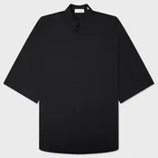 3/4 Sleeve Button Up Shirt - Vintage Black