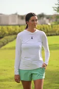 Ahi Breeze Women's Hoodie | White