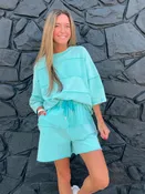 Blue Sea Foam Short