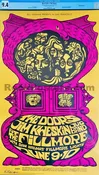 BG-67 - The Doors - Bonnie MacLean Signed - 1967 Poster - Fillmore Auditorium - CGC Graded 9.4