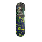 Alien Workshop Montano Zenith Metallic Ink Skateboard Deck - Blue