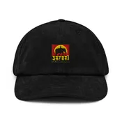 Corduroy Hat with Embroidered Logo
