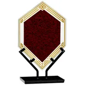 Acrylic Small Infinity Diamond Plaque with Iron Stand
