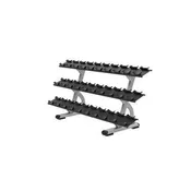 Precor Discovery Series 3 Tier, 15 Pair Dumbbell Rack (DBR0815)
