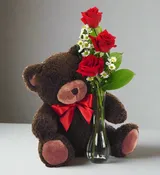 Exquisite Roses and Teddy