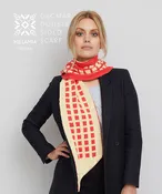 Dagmar Scarf - Knitting Pattern For Women in MillaMia Naturally Soft Cotton