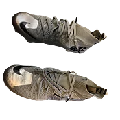 Used Nike FQ0235-004 Adult FB Cleats Grey Senior 10 11730-S000073986