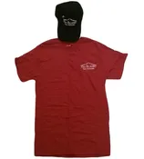 Adult Alamo Cap and Tee Combo (Cardinal / Black)