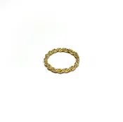 10k Gold Rope Band Size 5.5