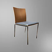 Used Davis Furniture MilanoLight Stack Chair with Cushion Seat