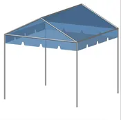 10×10 Complete Gable Frame Tent