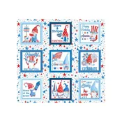 All American Gnomes 24 Inch Panel 12718-09 By Benartex Fabrics