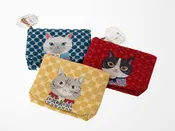 Kusuguru Japan Honey Bean Jacquard Pouch