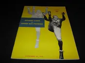1940 Detroit Lions Green Bay Packers Game Program — Card & Coin