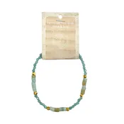 Amazonite Disc Stone Bracelet