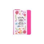 Faux Leather Journal: Worship in Spirit & Truth