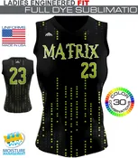 1063 | Matrix Full Dye Sublimation Softball Jersey (lettering included)