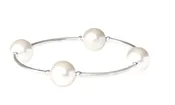12mm Pearl Blessing Bracelet with Silver Links