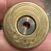 Bright  Steelie, Brass Stem Cap — Blaze Bicycles