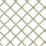 Feathered Festivities-Trellis White W120-008-063